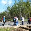 Piesi ruszają ze st. Zalesie Górne