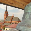Widok z wieży ratuszowej na katedrę