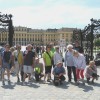 Przed pałacem Schonbrunn