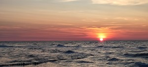 Takie zachody słońca oglądaliśmy co wieczór.