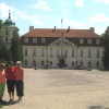 Przed pałacem w Nieborowie